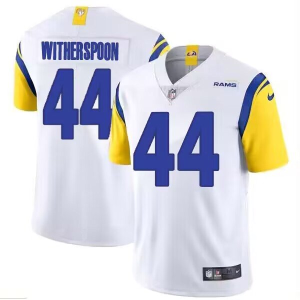 Men's Los Angeles Rams #44 Ahkello Witherspoon Nike White Jersey