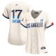 Women's Los Angeles Dodgers #17 Shohei Ohtani Nike Cream 2024 City Connect Cool Base Jersey