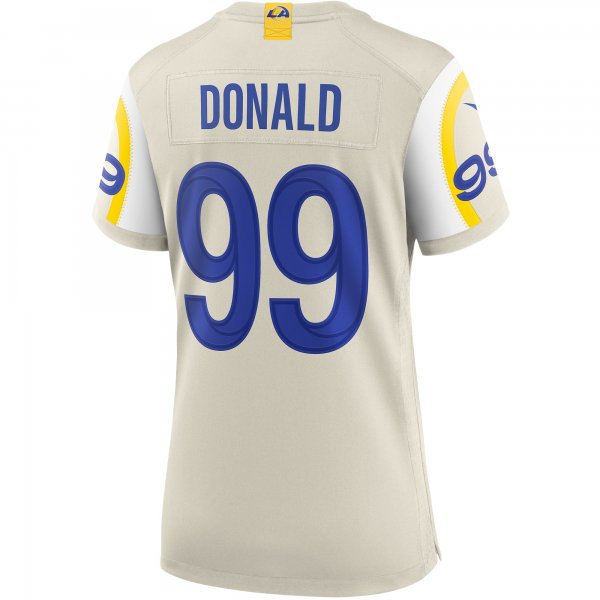 Women's Los Angeles Rams Aaron Donald Nike Cream Player Jersey