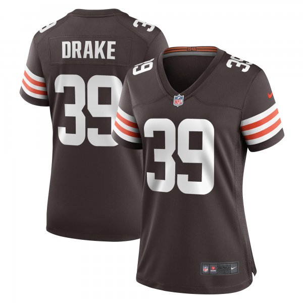 Women's Cleveland Browns Kenyan Drake Nike  Brown  Game Jersey