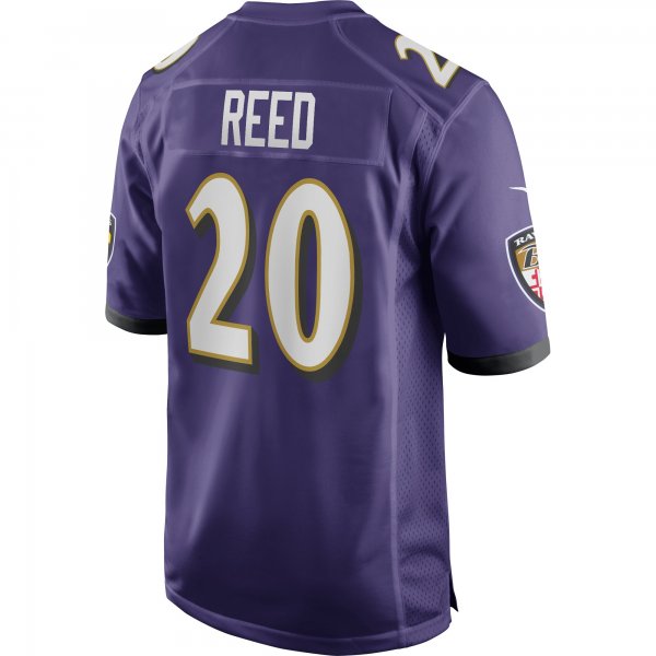 Men's Baltimore Ravens Ed Reed Nike Purple Game Retired Player Jersey