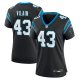 Women's Carolina Panthers Luiji Vilain Nike  Black  Game Jersey