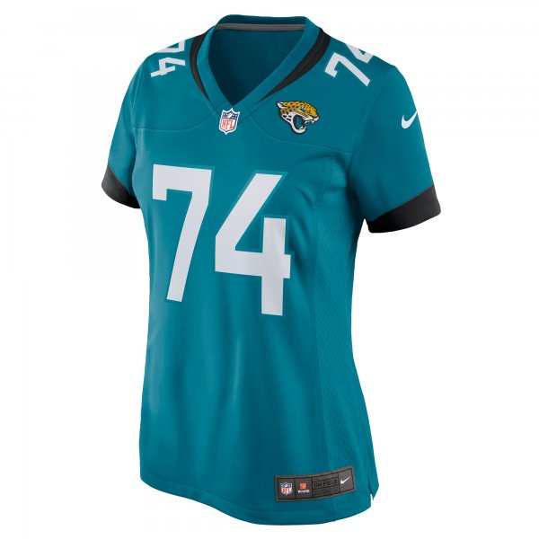 Women's Jacksonville Jaguars Cam Robinson Nike Teal Nike Game Jersey