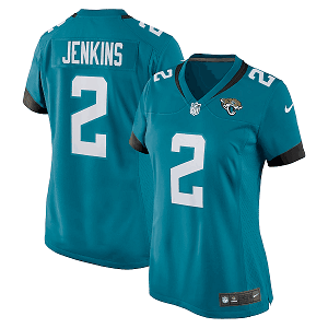 Women's Jacksonville Jaguars #2 Rayshawn Jenkins Nike Teal Game Player Jersey