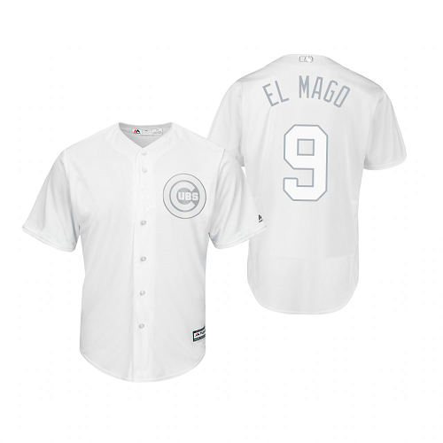 Chicago Cubs Javier Baez El Mago White 2019 Players Weekend MLB Jersey