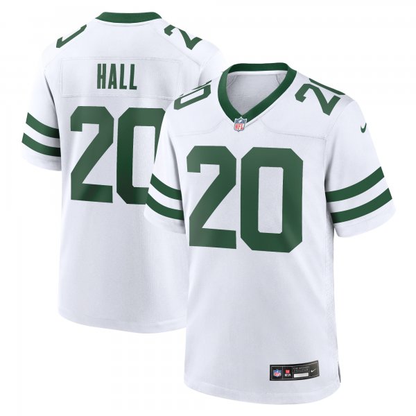 Men's New York Jets Breece Hall Nike Legacy White Game Jersey