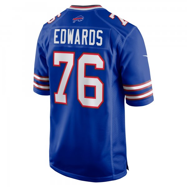 Men's Buffalo Bills David Edwards Nike Royal Game Jersey