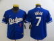 Youth Nike Los Angeles Dodgers #7 Julio Urias Blue MLB Stitched Jersey