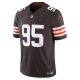 Men's Cleveland Browns Myles Garrett Nike Brown Vapor F.U.S.E. Limited Jersey