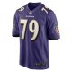 Men's Baltimore Ravens Ronnie Stanley Nike Purple Game Jersey