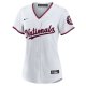 Women's Washington Nationals Nike White Home Blank Replica Jersey