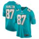 Men's Miami Dolphins DaeSean Hamilton Nike Aqua Home Game Player Jersey