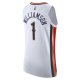 Men's New Orleans Pelicans Zion Williamson Nike White 2021/22 Swingman Jersey - City Edition