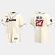 Men's Atlanta Braves #27 Austin Riley Cream 2021 MLB All-Star Game Jersey