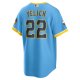 Men's Milwaukee Brewers Christian Yelich Nike Powder Blue City Connect Replica Player Jersey