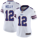 Nike Buffalo Bills #12 Jim Kelly White Women's Stitched NFL Vapor Untouchable Limited Jersey