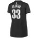 Women's Brooklyn Nets Nicolas Claxton Fanatics Charcoal Fast Break Player Jersey - Statement Edition