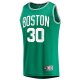 Men's Boston Celtics Sam Hauser Fanatics Kelly Green Fast Break Replica Jersey - Icon Edition