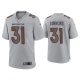 Men's Denver Broncos Justin Simmons Gray Atmosphere Fashion Game Jersey