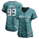 Women's American League #99 Aaron Judge Nike Teal 2023 MLB All-Star Game Cool Base Jersey