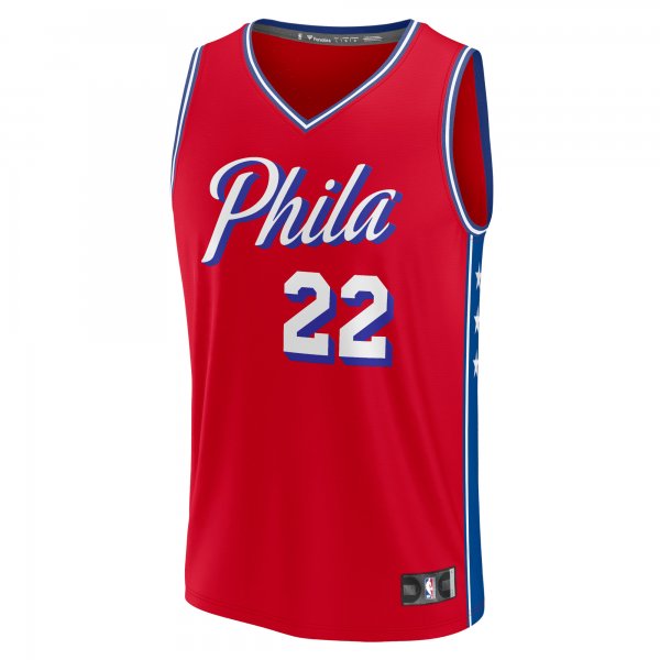 Men's Philadelphia 76ers Matisse Thybulle Fanatics Red Fast Break Replica Player Jersey - Statement Edition