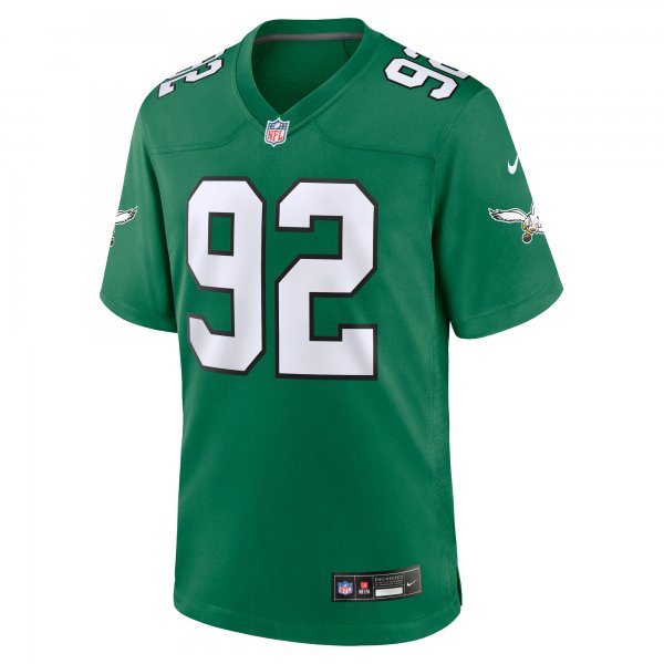 Men's Philadelphia Eagles Reggie White Nike Kelly Green Alternate Game Jersey