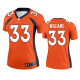 Women's Denver Broncos #33 Javonte Williams Orange Legend Jersey