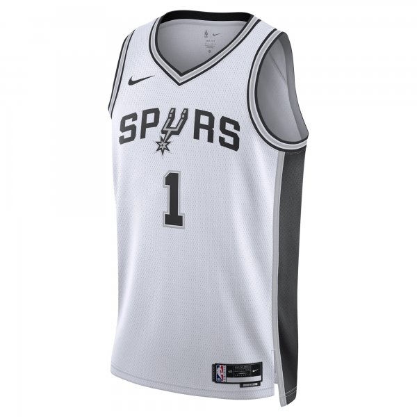 Unisex San Antonio Spurs Victor Wembanyama Nike White Swingman Jersey - Association Edition