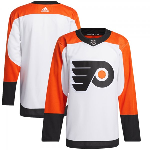 Men's Philadelphia Flyers  adidas White Away Primegreen Jersey