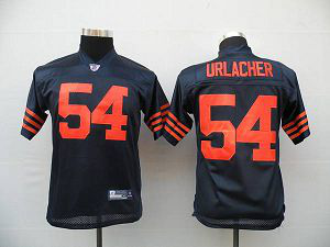 Chicago Bears #54 Brian Urlacher Blue/Orange 1940s Throwback Stitched Youth NFL Jersey