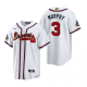 Men's #3 Dale Murphy Atlanta Braves White 2022 Gold Program MLB Jersey