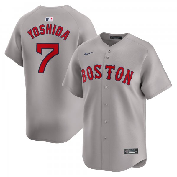 Men's Boston Red Sox Masataka Yoshida Nike Gray Away Limited Player Jersey