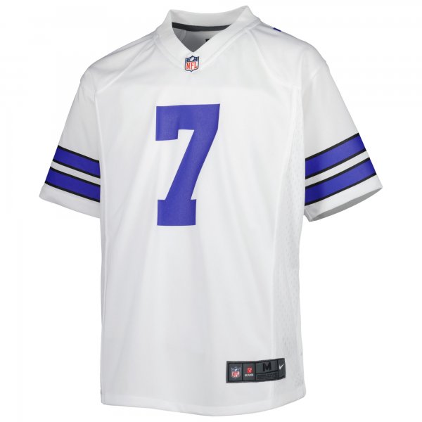 Youth Dallas Cowboys Trevon Diggs Nike White Game Jersey