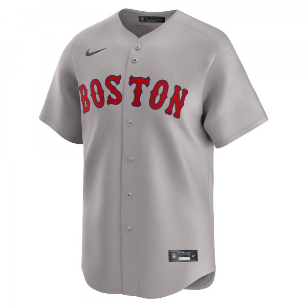 Men's Boston Red Sox  Nike Gray Away Limited Custom Jersey