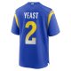 Men's Los Angeles Rams Russ Yeast Nike Royal Home Game Jersey