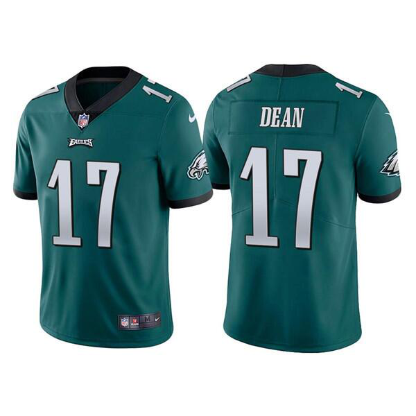 Youth Philadelphia Eagles #17 Nakobe Dean Green Vapor Untouchable Limited Stitched NIke NFL Jersey