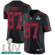 San Francisco 49ers #97 Nick Bosa Black Alternate Super Bowl LIV Bound Men's Stitched NFL Vapor Untouchable Limited Jersey