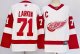 Men's #71 Dylan Larkin Detroit Red Wings White City Edition Jersey