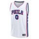 Men's Philadelphia 76ers Tyrese Maxey Fanatics White Fast Break Replica Player Jersey - Association Edition