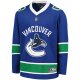 Youth Vancouver Canucks Fanatics Blue Home Replica Blank Jersey