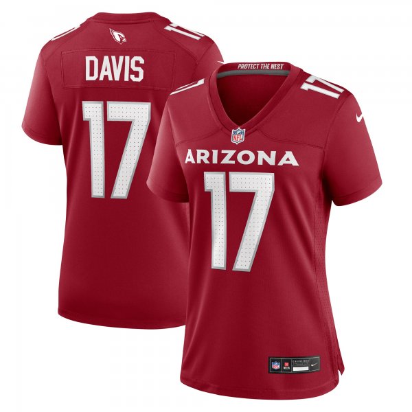 Women's Arizona Cardinals Kaden Davis Nike  Cardinal Team Game Jersey