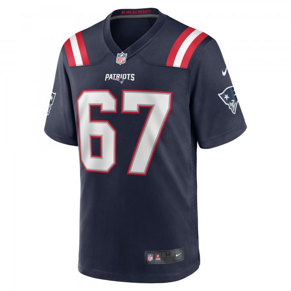 Men's New England Patriots Hayden Howerton Nike Navy Home Game Player Jersey