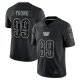 Men's Washington Commanders Chase Young Nike Black RFLCTV Limited Jersey