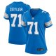 Women's Detroit Lions Kevin Zeitler Nike  Blue Game Jersey