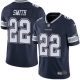 Nike Dallas Cowboys #22 Emmitt Smith Navy Blue Team Color Youth Stitched NFL Vapor Untouchable Limited Jersey