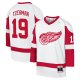 Youth Detroit Red Wings Steve Yzerman Mitchell & Ness White 1983-84 Blue Line Player Jersey