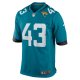 Men's Jacksonville Jaguars Derek Parish Nike  Teal  Game Jersey