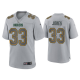 Men's Green Bay Packers Aaron Jones Gray Atmosphere Fashion Game Jersey