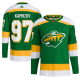 Men's Minnesota Wild #97 Kirill Kaprizov Reverse Retro 2.0 Green Jersey