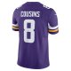 Men's Minnesota Vikings Kirk Cousins Nike Purple Vapor F.U.S.E. Limited Jersey